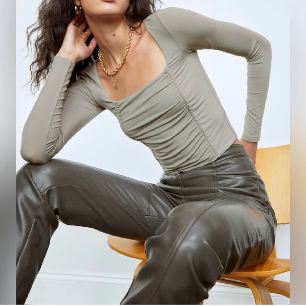 Wilfred Olive Long Sleeve Top